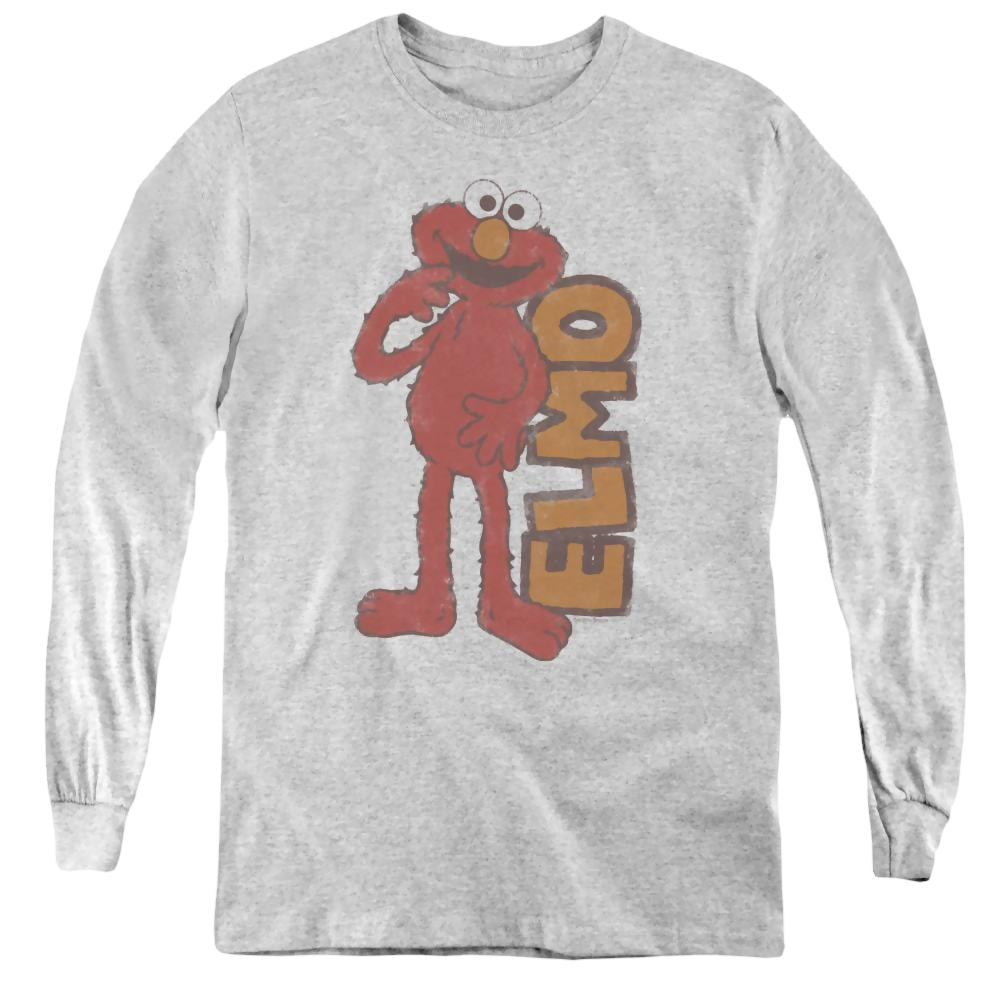 Sesame Street Vintage Elmo - Youth Long Sleeve T-Shirt Youth Long Sleeve T-Shirt Sesame Street   