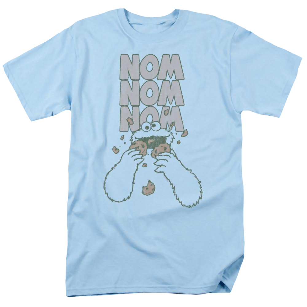 Sesame Street Nom Nom - Men's Regular Fit T-Shirt Men's Regular Fit T-Shirt Sesame Street   