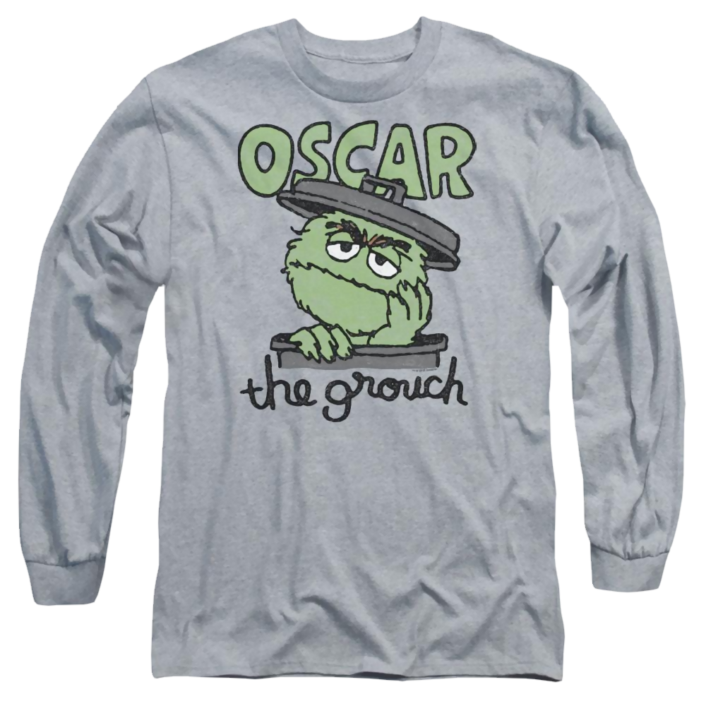 Sesame Street Canned Grouch Men's Long Sleeve T-Shirt Men's Long Sleeve T-Shirt Sesame Street   