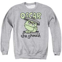 Sesame Street Canned Grouch Men's Crewneck Sweatshirt Men's Crewneck Sweatshirt Sesame Street   