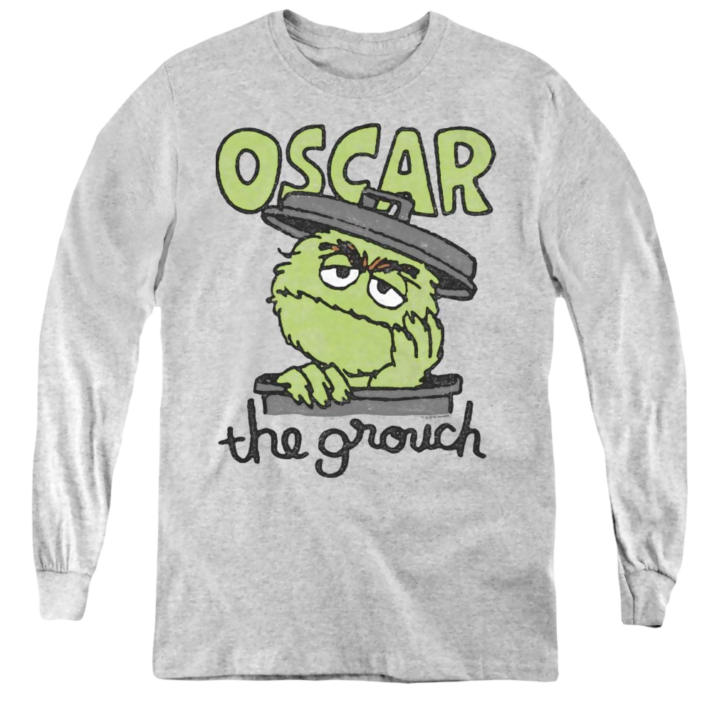 Sesame Street Canned Grouch - Youth Long Sleeve T-Shirt Youth Long Sleeve T-Shirt Sesame Street   