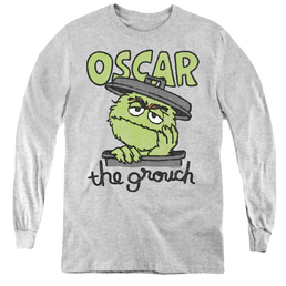 Sesame Street Canned Grouch - Youth Long Sleeve T-Shirt Youth Long Sleeve T-Shirt Sesame Street   