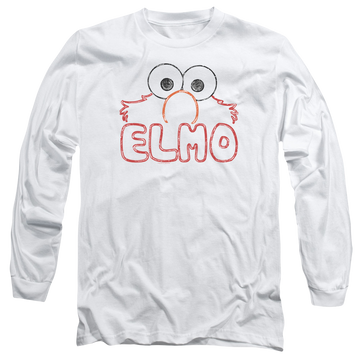 Sesame Street Elmo Letters Men's Long Sleeve T-Shirt Men's Long Sleeve T-Shirt Sesame Street   