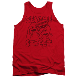 Sesame Street Group Crunch Men's Tank Men's Tank Sesame Street   