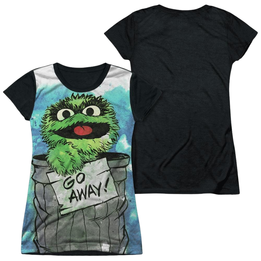Sesame Street Can It Juniors Black Back T-Shirt Juniors Black Back T-Shirt Sesame Street   