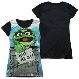 Sesame Street Can It Juniors Black Back T-Shirt Juniors Black Back T-Shirt Sesame Street   