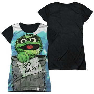 Sesame Street Can It Juniors Black Back T-Shirt Juniors Black Back T-Shirt Sesame Street   