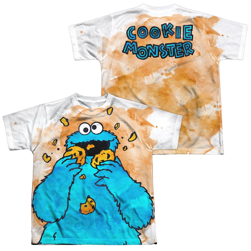 Sesame Street Cookie Crumbs Youth All-Over Print T-Shirt (Ages 8-12) Youth All-Over Print T-Shirt (Ages 8-12) Sesame Street   