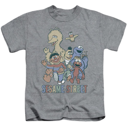 Sesame Street Colorful Group Kid's T-Shirt (Ages 4-7) Kid's T-Shirt (Ages 4-7) Sesame Street   