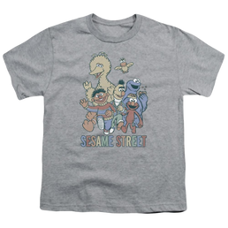Sesame Street Colorful Group Youth T-Shirt (Ages 8-12) Youth T-Shirt (Ages 8-12) Sesame Street   