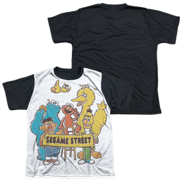 Sesame Street Block Party Youth Black Back T-Shirt (Ages 8-12) Youth Black Back T-Shirt (Ages 8-12) Sesame Street   