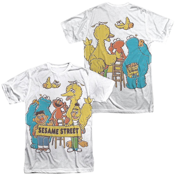 Sesame Street Block Party Men's All Over Print T-Shirt Men's All-Over Print T-Shirt Sesame Street   