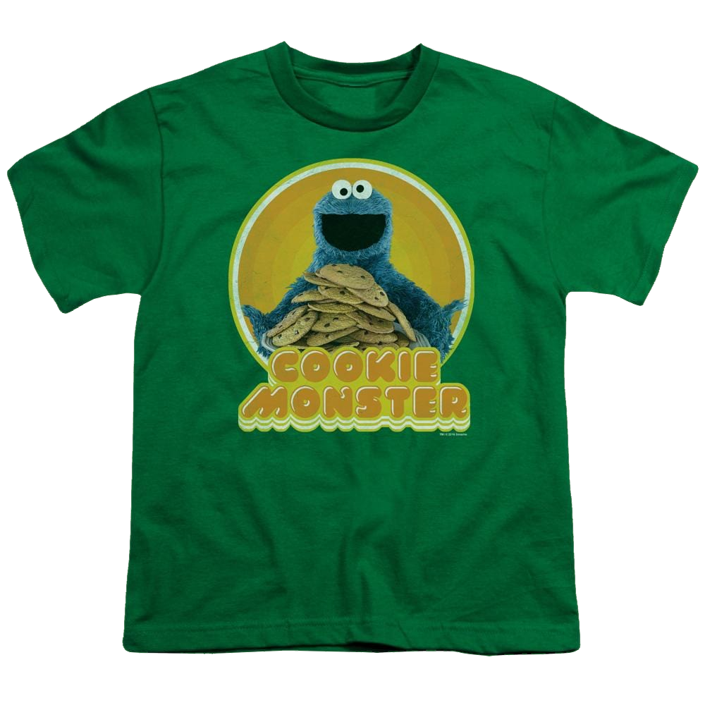 Sesame Street Cookie Iron On Youth T-Shirt (Ages 8-12) Youth T-Shirt (Ages 8-12) Sesame Street   