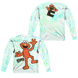 Sesame Street Elmo Scribble Men's All-Over Print T-Shirt Men's All-Over Print Long Sleeve Sesame Street   