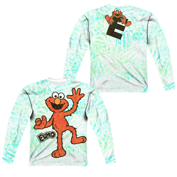 Sesame Street Elmo Scribble men's all-over print long sleeve