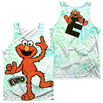 Sesame Street Elmo Scribble men's all-over print tank