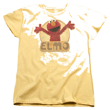 Sesame Street Elmo Iron On Women's T-Shirt Women's T-Shirt Sesame Street   