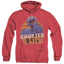 Sesame Street Cookies 4 Life - Heather Pullover Hoodie Heather Pullover Hoodie Sesame Street   