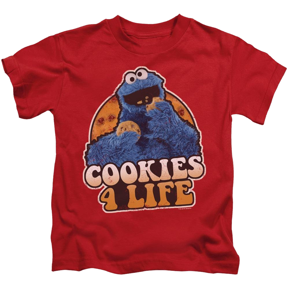 Sesame Street Cookies 4 Life Kid's T-Shirt (Ages 4-7) Kid's T-Shirt (Ages 4-7) Sesame Street   
