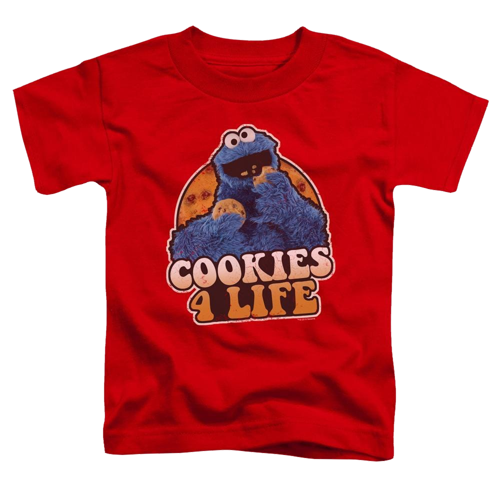 Sesame Street Cookies 4 Life Toddler T-Shirt Toddler T-Shirt Sesame Street   