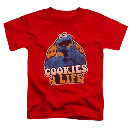 Sesame Street Cookies 4 Life Toddler T-Shirt Toddler T-Shirt Sesame Street   