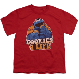 Sesame Street Cookies 4 Life Youth T-Shirt (Ages 8-12) Youth T-Shirt (Ages 8-12) Sesame Street   
