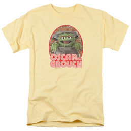 Sesame Street Oscar Iron On Men's Regular Fit T-Shirt Men's Regular Fit T-Shirt Sesame Street   