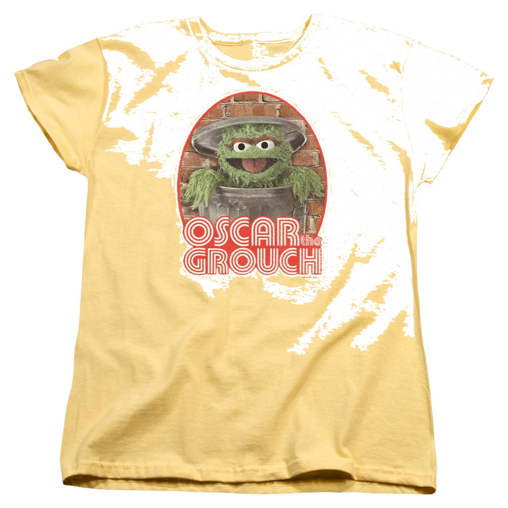 Sesame Street Oscar Iron On Women's T-Shirt Women's T-Shirt Sesame Street   