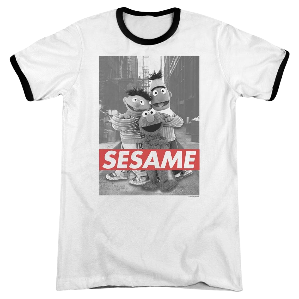 Sesame Street Sesame Men's Ringer T-Shirt Men's Ringer T-Shirt Sesame Street   