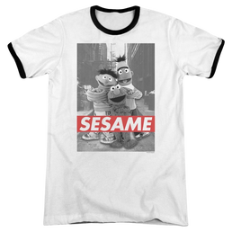 Sesame Street Sesame Men's Ringer T-Shirt Men's Ringer T-Shirt Sesame Street   