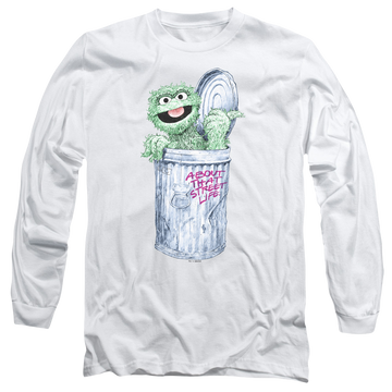 Sesame Street About That Street Life Men's Long Sleeve T-Shirt Men's Long Sleeve T-Shirt Sesame Street   