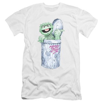 Sesame Street About That Street Life Men's Premium Slim Fit T-Shirt Men's Premium Slim Fit T-Shirt Sesame Street   