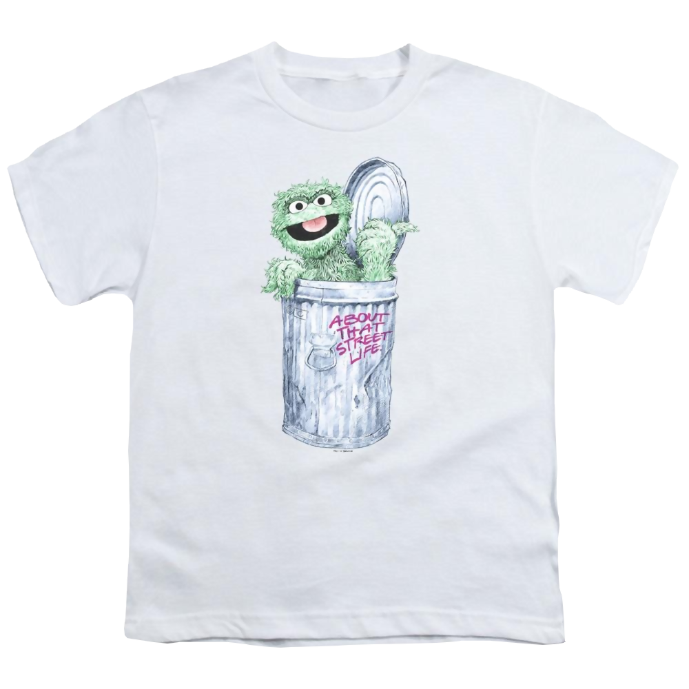 Sesame Street About That Street Life Youth T-Shirt (Ages 8-12) Youth T-Shirt (Ages 8-12) Sesame Street   