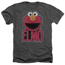 Sesame Street Elmo Smile Men's Heather T-Shirt Men's Heather T-Shirt Sesame Street   