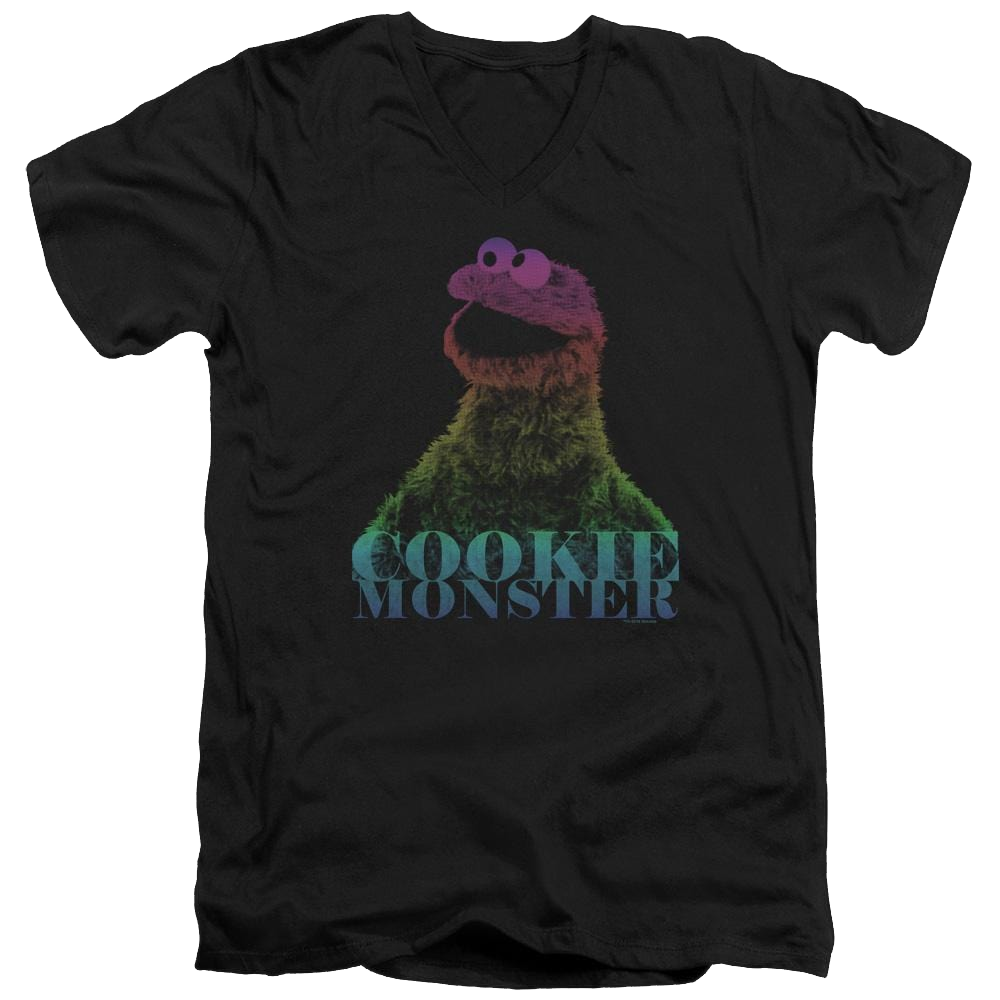 Sesame Street Cm Halftone Men's V-Neck T-Shirt Men's V-Neck T-Shirt Sesame Street   