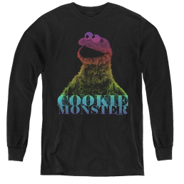 Sesame Street Cm Halftone - Youth Long Sleeve T-Shirt Youth Long Sleeve T-Shirt Sesame Street   