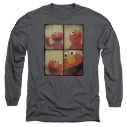 Sesame Street Photo Booth Elmo Men's Long Sleeve T-Shirt Men's Long Sleeve T-Shirt Sesame Street   