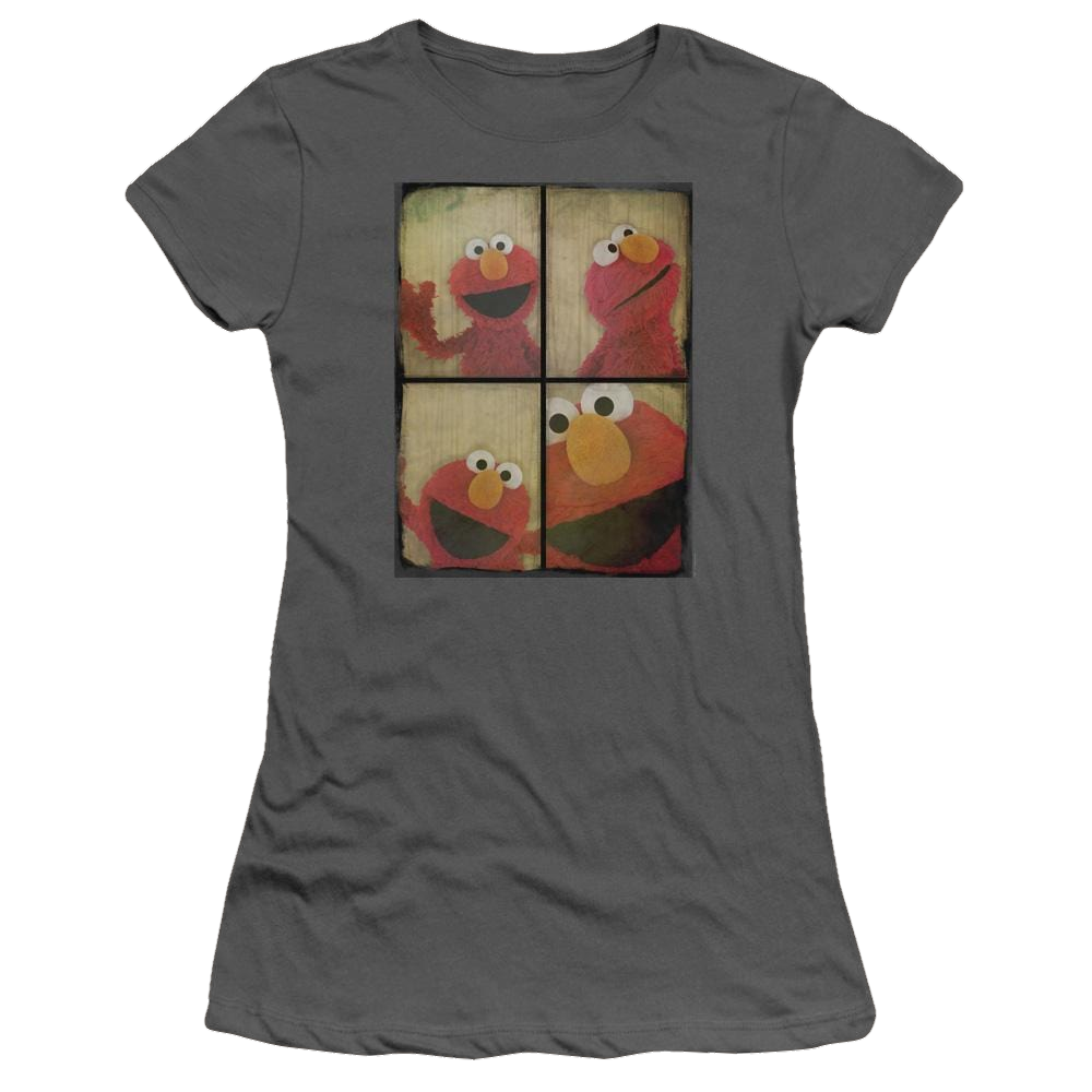 Sesame Street Photo Booth Elmo Juniors T-Shirt Juniors T-Shirt Sesame Street   