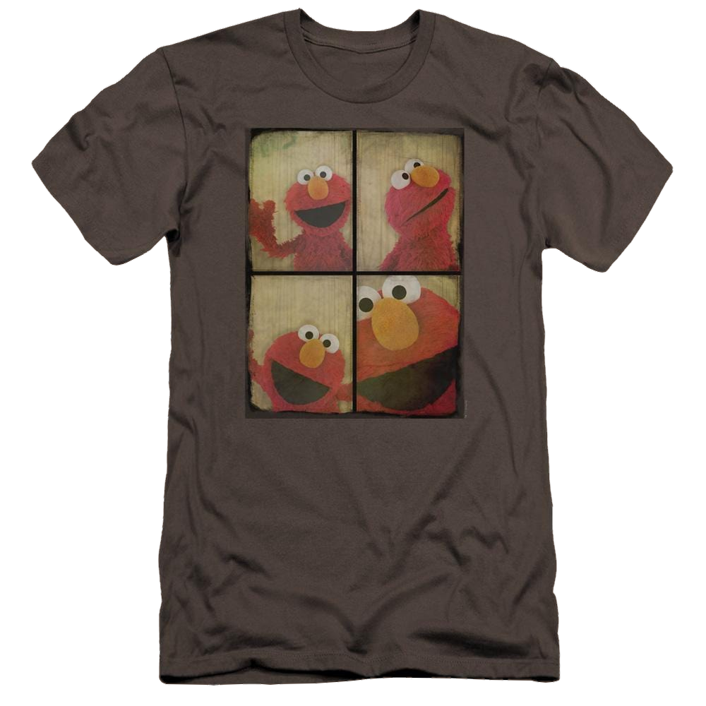 Sesame Street Photo Booth Elmo Men's Premium Slim Fit T-Shirt Men's Premium Slim Fit T-Shirt Sesame Street   