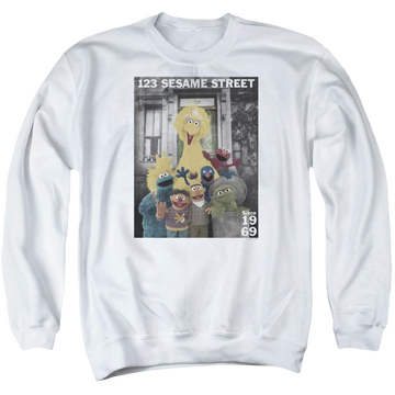 Sesame Street Best Address Men's Crewneck Sweatshirt Men's Crewneck Sweatshirt Sesame Street   