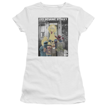 Sesame Street Best Address Juniors T-Shirt Juniors T-Shirt Sesame Street   
