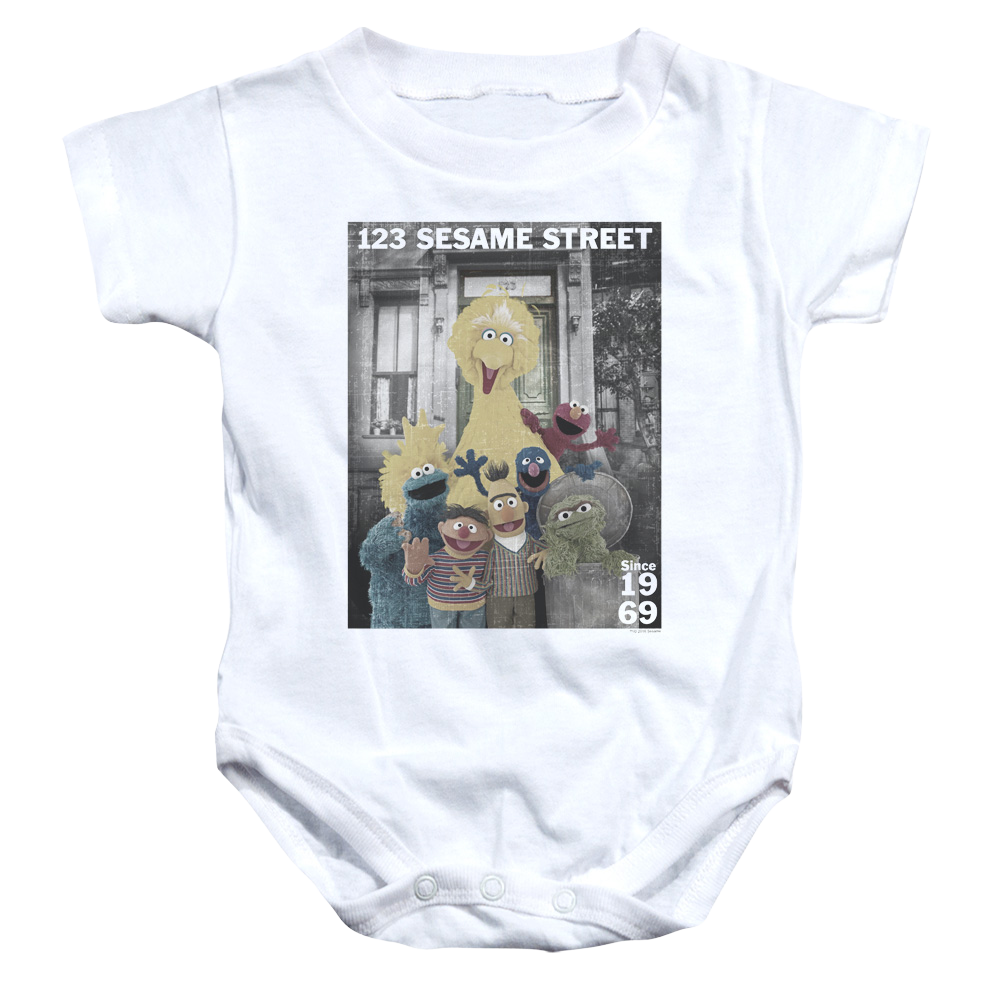 Sesame Street Best Address Baby Bodysuit Baby Bodysuit Sesame Street   