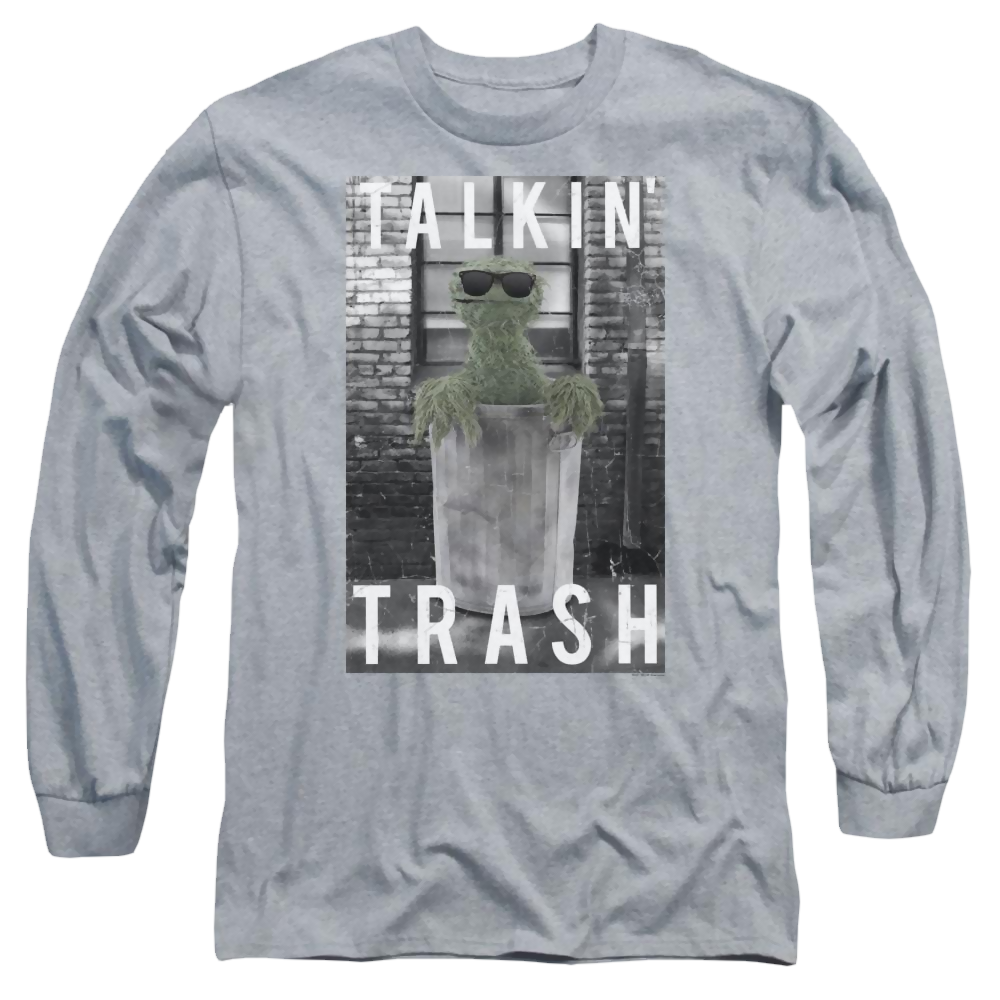 Sesame Street Talkin Trash Men's Long Sleeve T-Shirt Men's Long Sleeve T-Shirt Sesame Street   