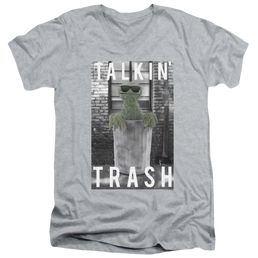 Sesame Street Talkin Trash Men's V-Neck T-Shirt Men's V-Neck T-Shirt Sesame Street   