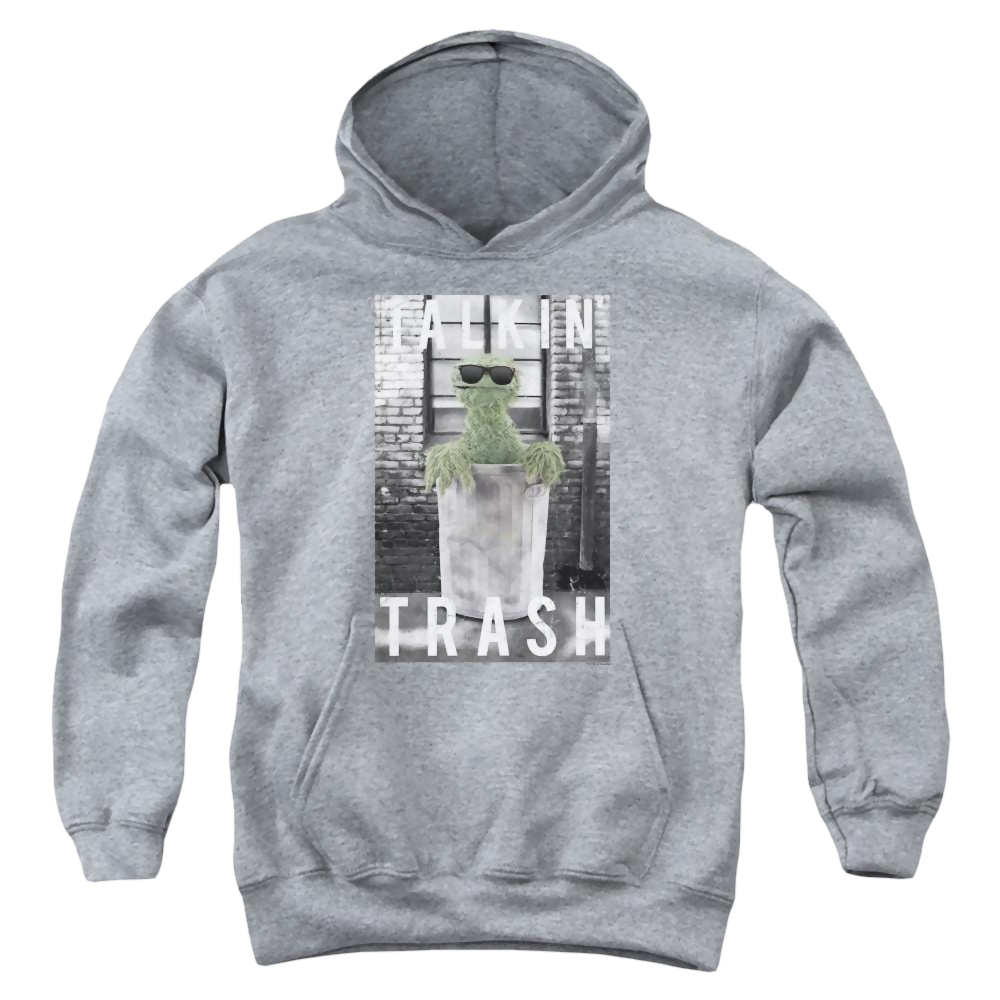 Sesame Street Talkin Trash Youth Hoodie (Ages 8-12) Youth Hoodie (Ages 8-12) Sesame Street   