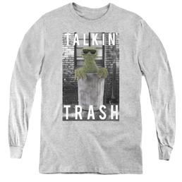 Sesame Street Talkin Trash - Youth Long Sleeve T-Shirt Youth Long Sleeve T-Shirt Sesame Street   
