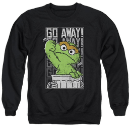 Sesame Street Go Away Men's Crewneck Sweatshirt Men's Crewneck Sweatshirt Sesame Street   