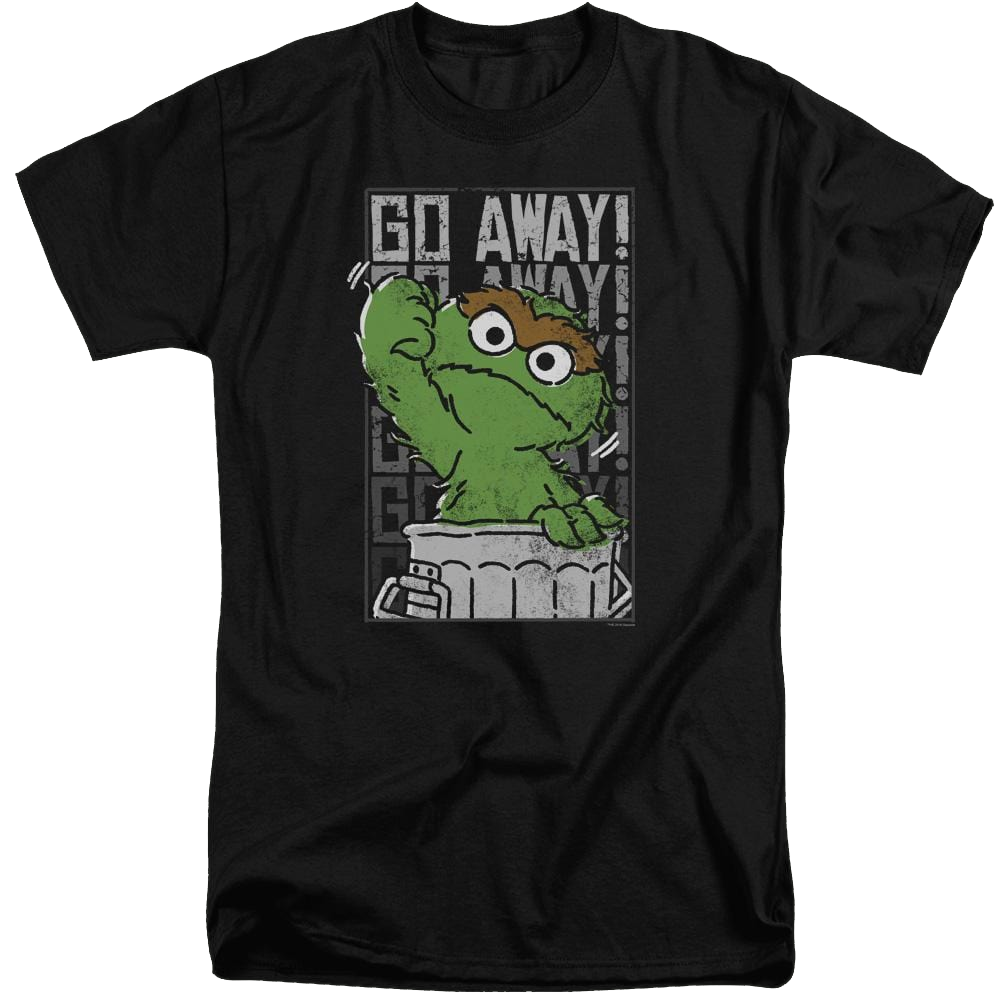Sesame Street Go Away Men's Tall Fit T-Shirt Men's Tall Fit T-Shirt Sesame Street   