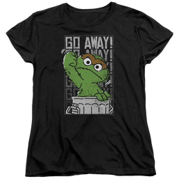 Sesame Street Go Away Women's T-Shirt Women's T-Shirt Sesame Street   