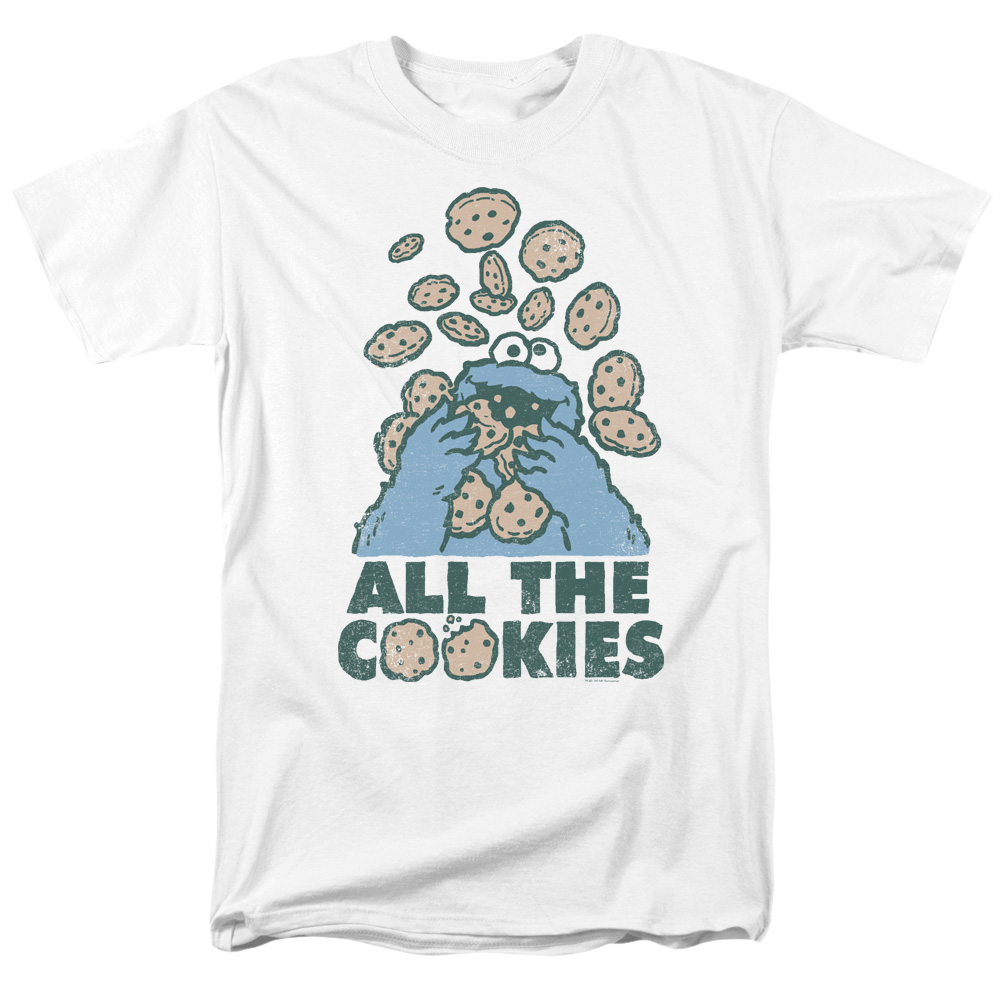 Sesame Street All The Cookies Men's Regular Fit T-Shirt Men's Regular Fit T-Shirt Sesame Street   